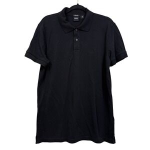 BOSS Hugo Boss Men's Black Regular Fit Pima Cotton Short Sleeve Polo Shirt XL